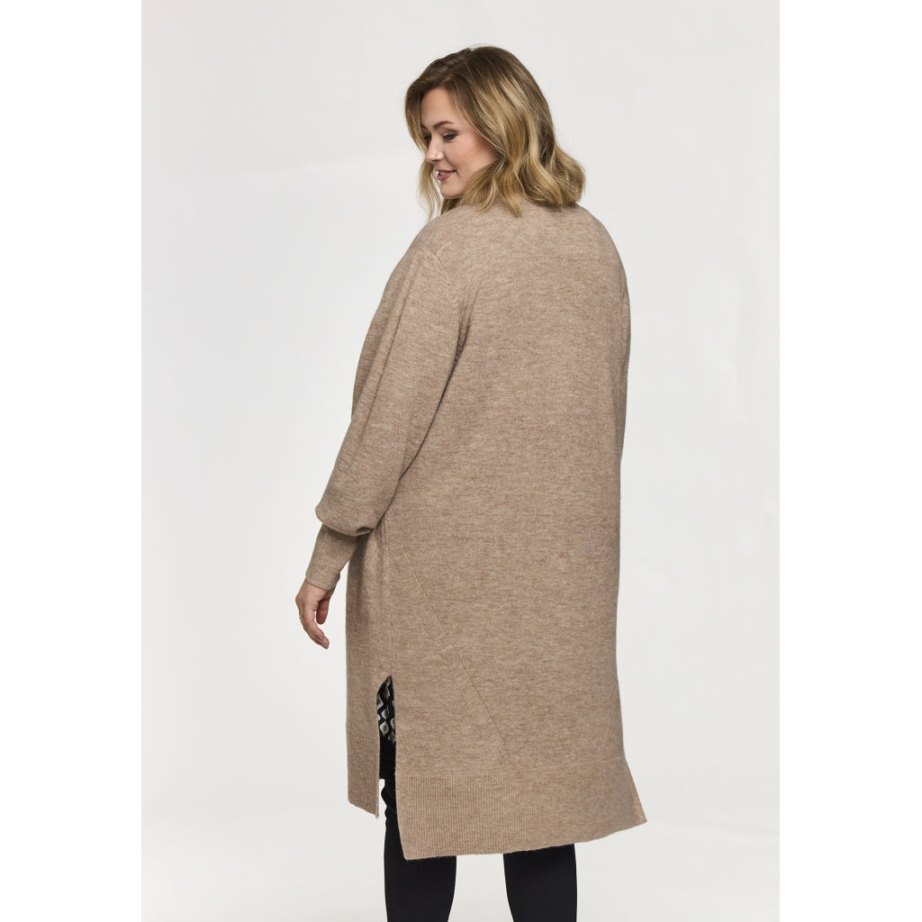 Gozzip Woman GSally Long Cardigan Long Cardigan Sand