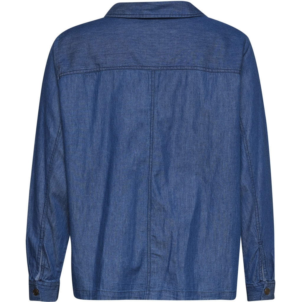 Gozzip Woman GSia DenimJacket Jacket Denim Blue