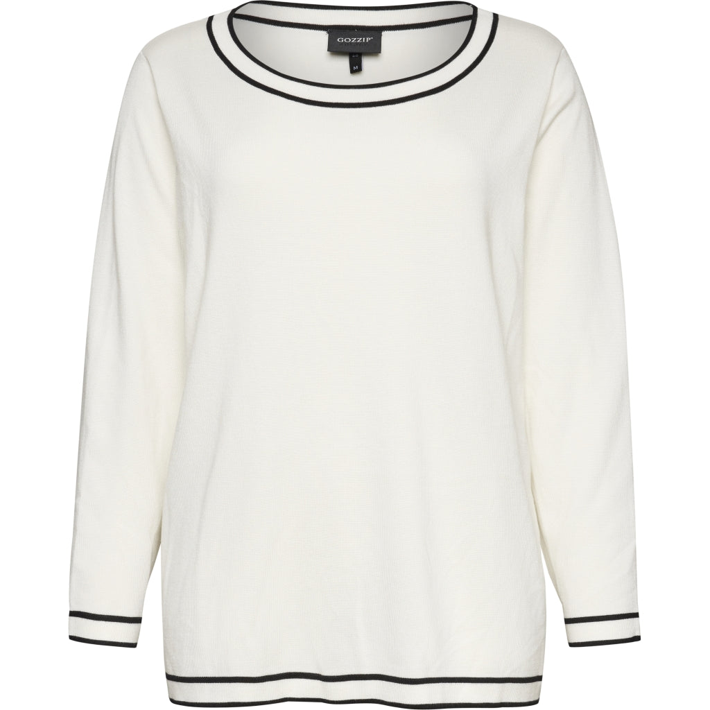 Gozzip Woman GSigrid Blouse Blouse Offwhite/black