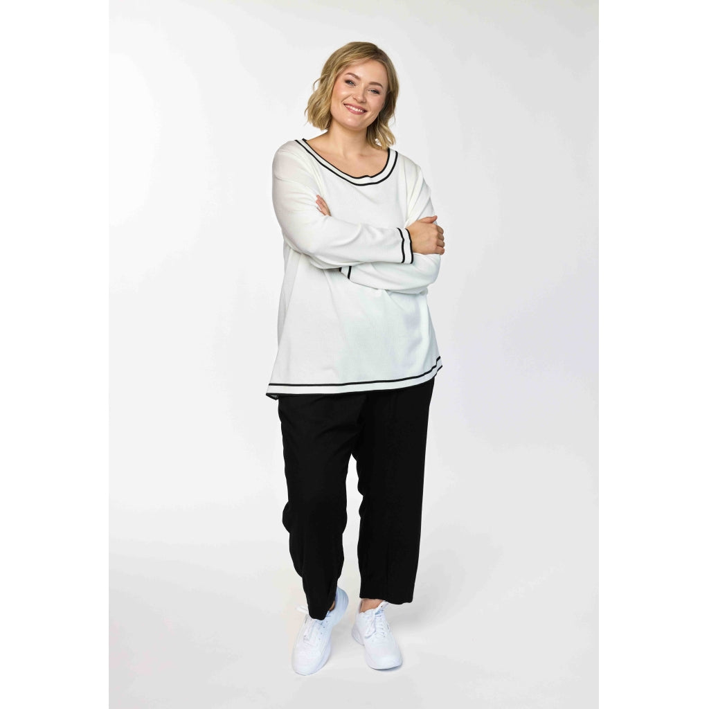 Gozzip Woman GSigrid Blouse Blouse Offwhite/black