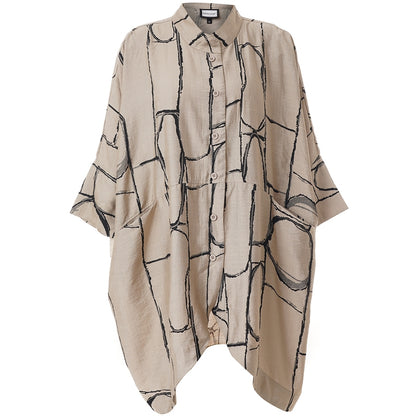 Gozzip Woman GSilje oversized cardigan Cardigan Beige/sand