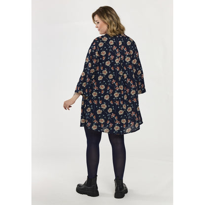 Gozzip Woman GSkuld Tunic Tunic Navy Print
