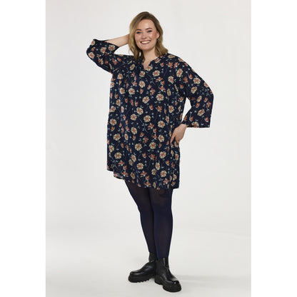 Gozzip Woman GSkuld Tunic Tunic Navy Print