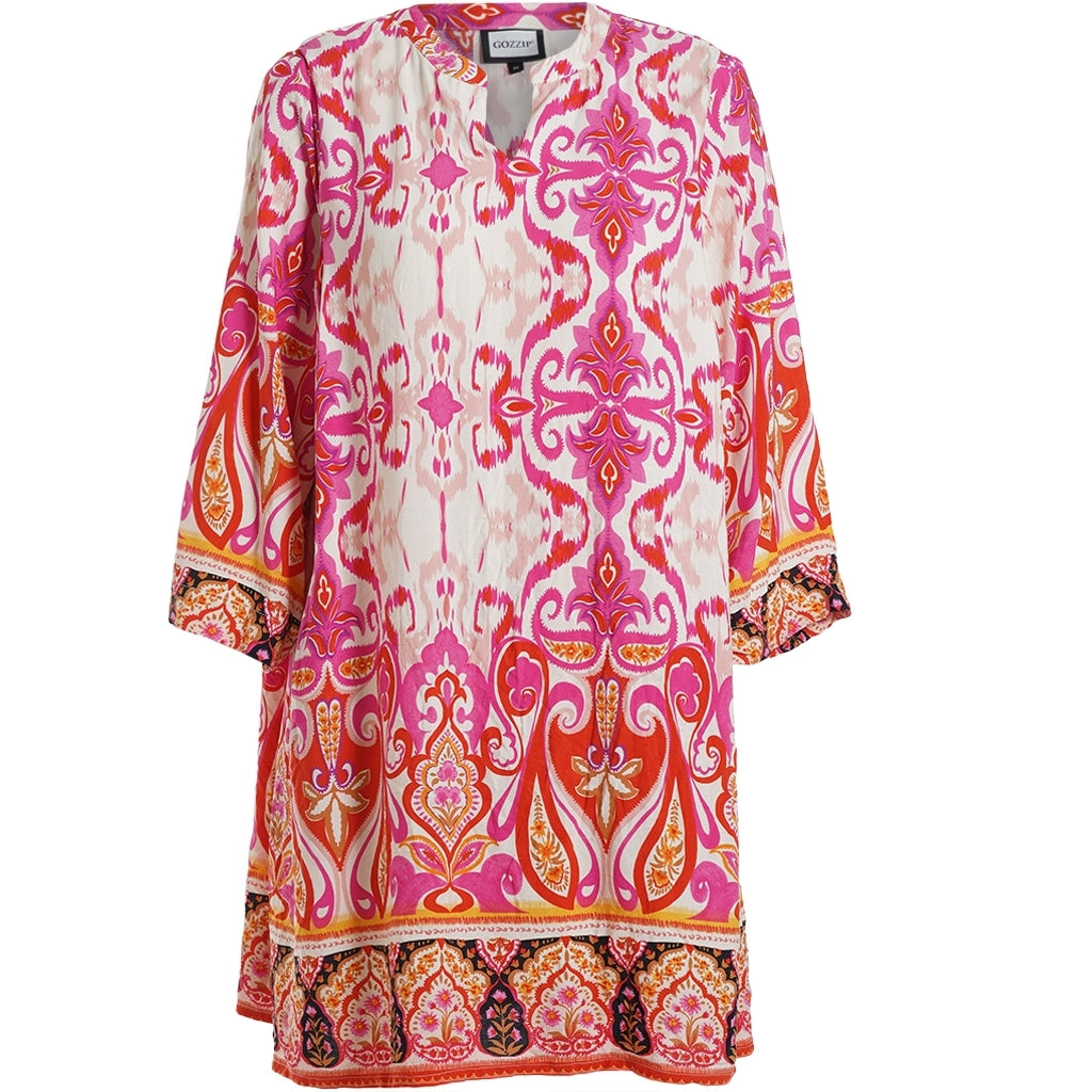 Gozzip Woman GSkuld Tunic Tunic Pink Print