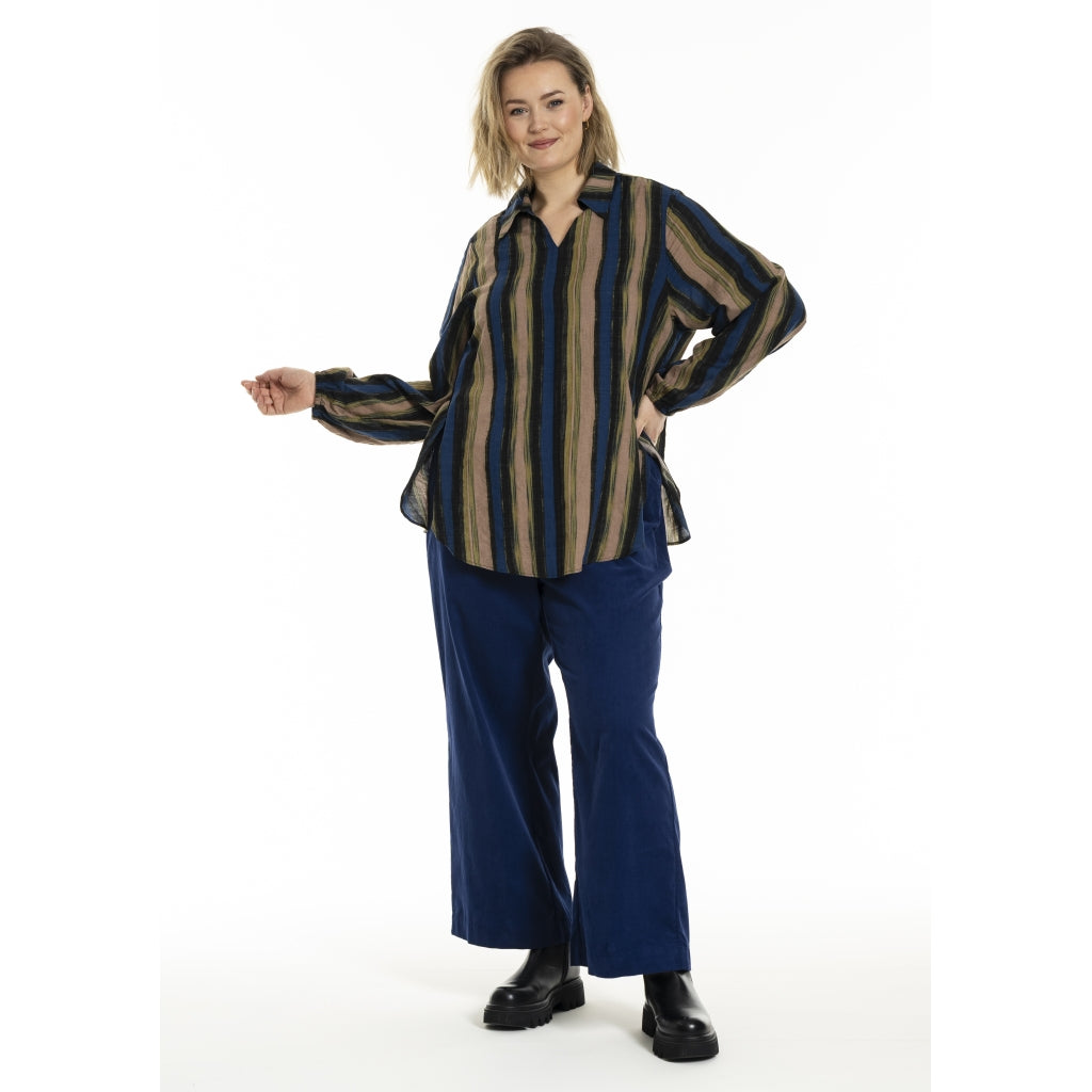 Gozzip Woman GSophia Shirt Blouse Shirt Blouse Multi colour stripes