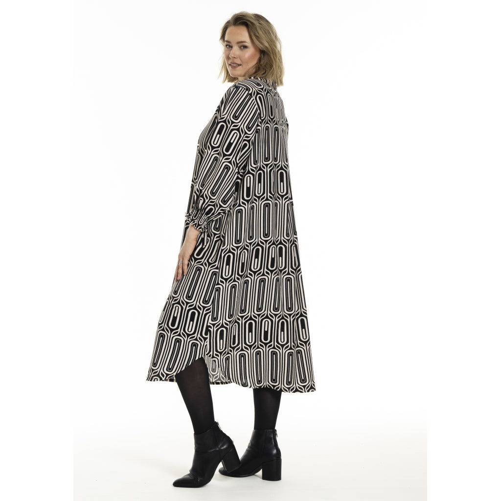 Gozzip Woman GValdis Dress Dress Black/Offwhite