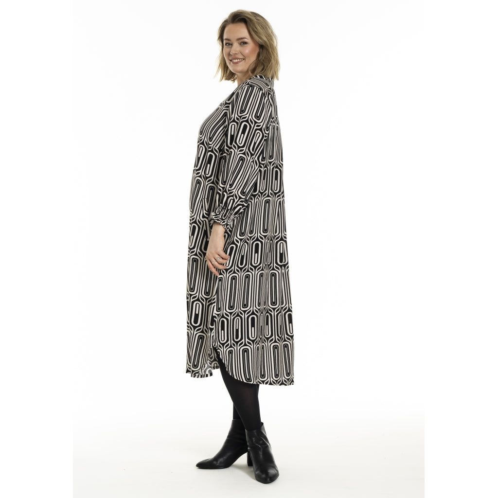 Gozzip Woman GValdis Dress Dress Black/Offwhite