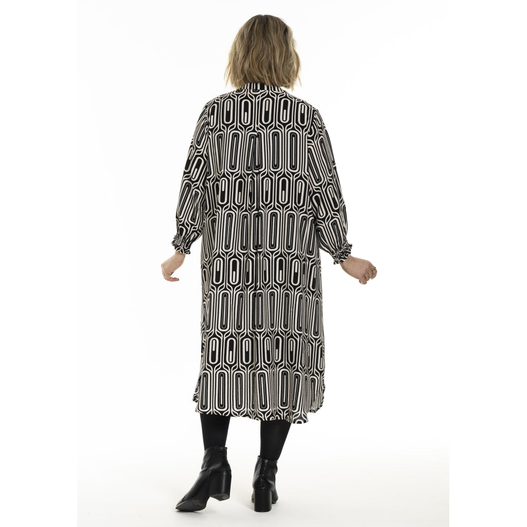 Gozzip Woman GValdis Dress Dress Black/Offwhite
