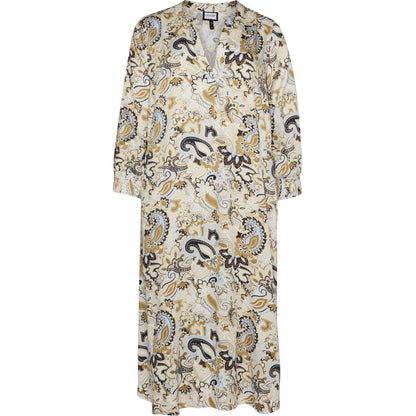 Gozzip Woman GValdis Dress Dress Sand with blue print
