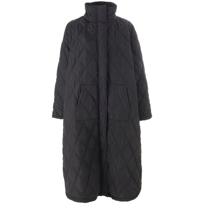 Gozzip Woman GVilma quiltet long Jacket Long Jacket Black