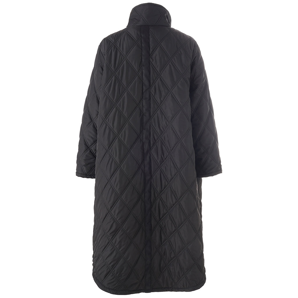 Gozzip Woman GVilma quiltet long Jacket Long Jacket Black