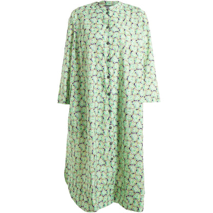 Gozzip Woman GViola Dress Dress Green Print
