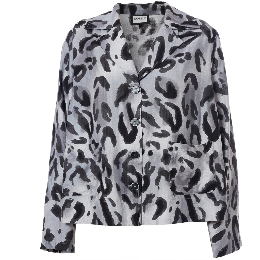 Gozzip Woman GZoe Shirt Jacket Shirt Jacket Grey/Black