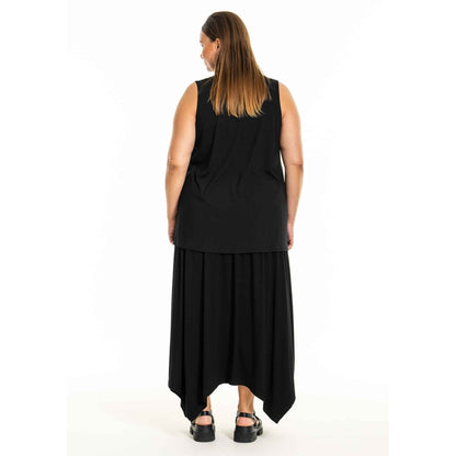 Gozzip Woman Gdine Skirt Skirt Black