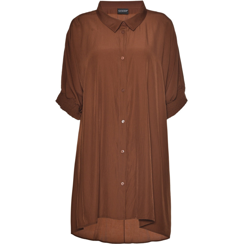 Gozzip Woman Gerda Oversize shirt Tunic Oversize shirt tunic Nougat