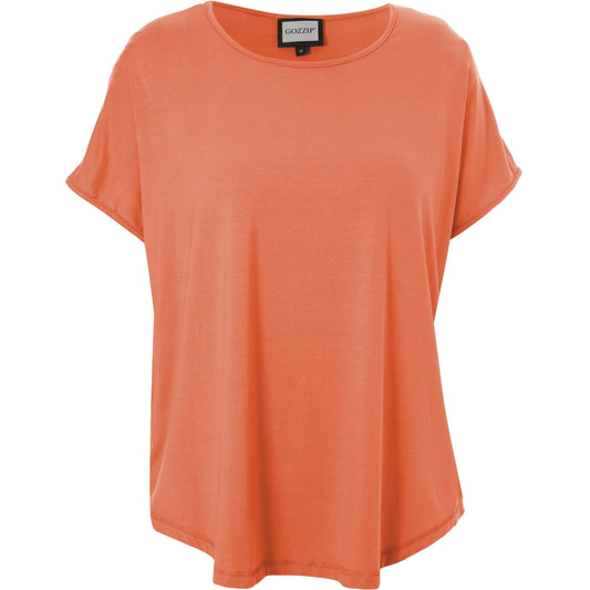 Gozzip Woman Gitte T-shirt T-Shirt Apricot