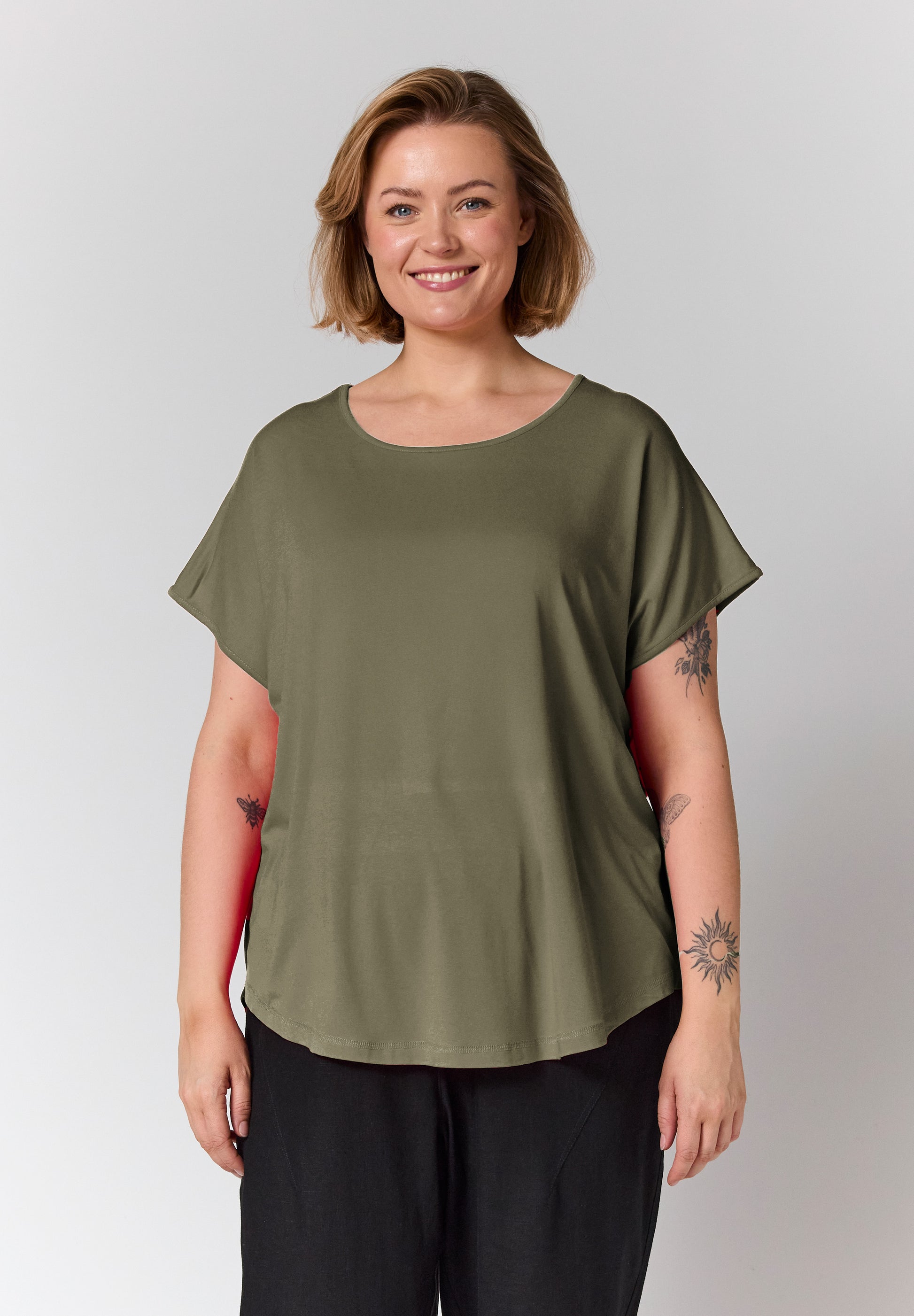 Gozzip Woman Gitte T-shirt T-Shirt Army