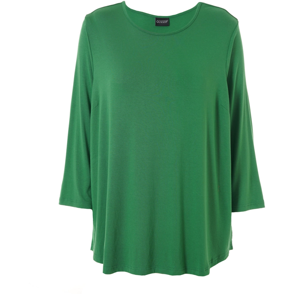 Gozzip Woman Gitte t-shirt with long sleeves T-Shirt Green