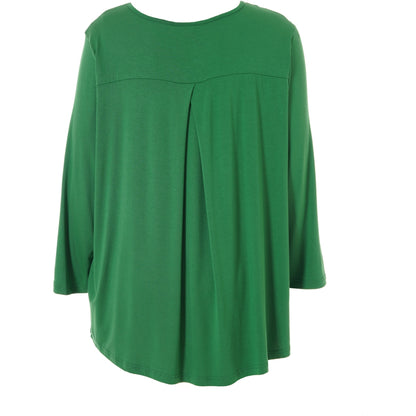 Gozzip Woman Gitte t-shirt with long sleeves T-Shirt Green