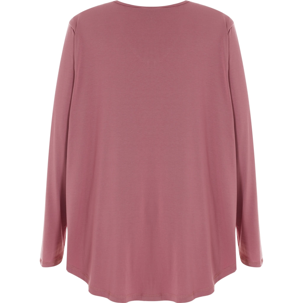 Gozzip Woman Gitte t-shirt with long sleeves with print T-Shirt Winter Rose