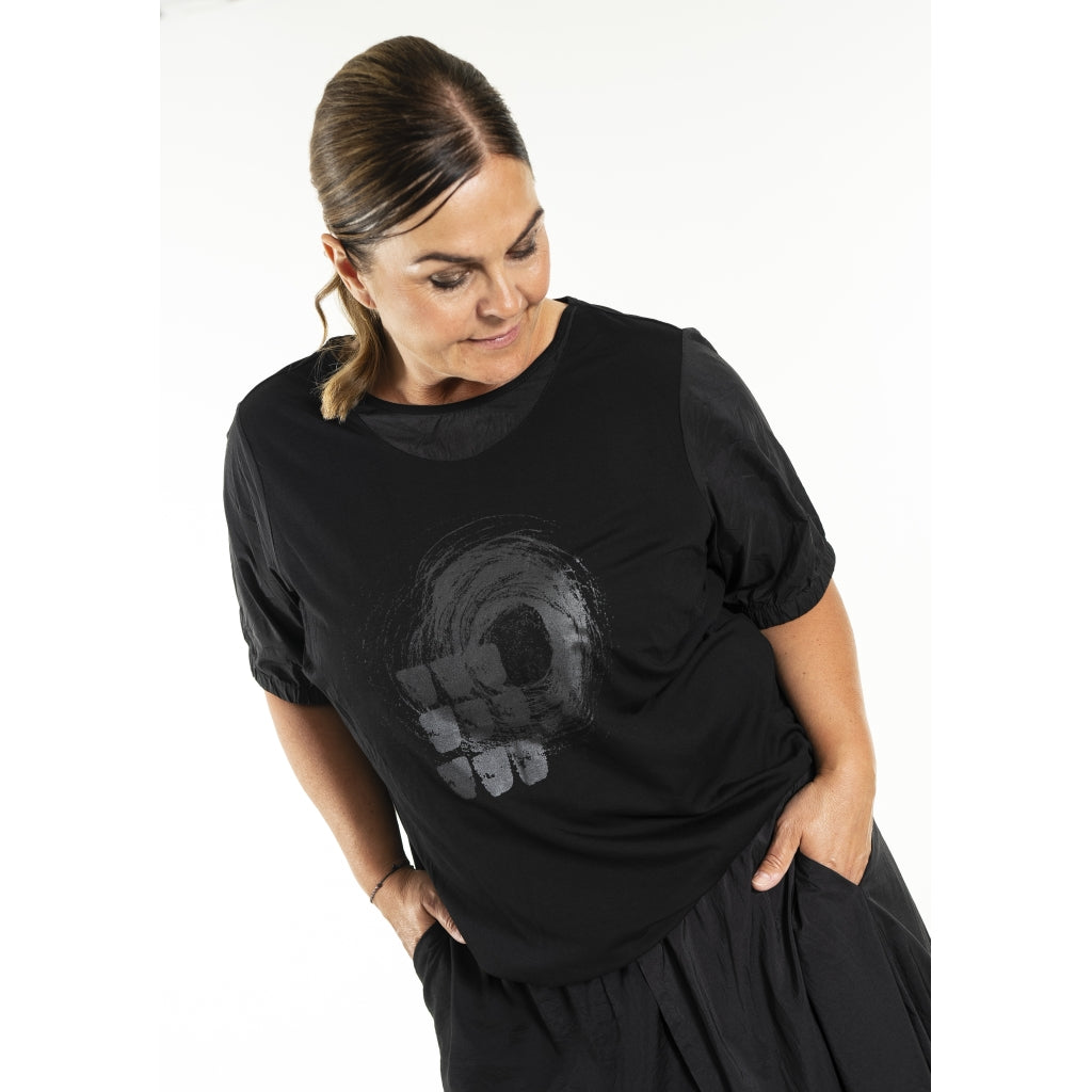 Gozzip Woman Gkimi T-shirt T-Shirt Black