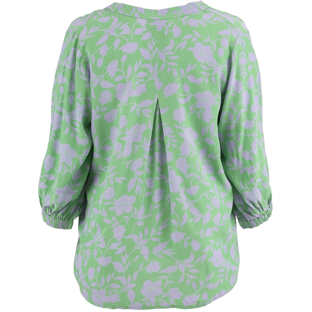 Gozzip Woman Grethe Blouse Blouse Green - Lilac