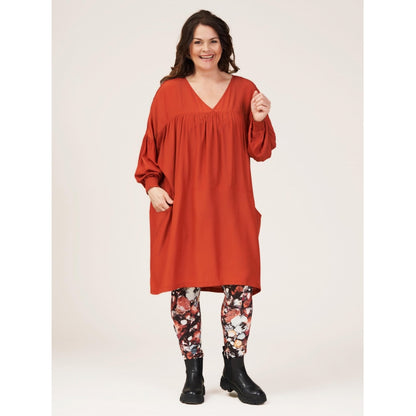 Gozzip Woman Hannah Oversize Tunic Oversize Tunic Paprika