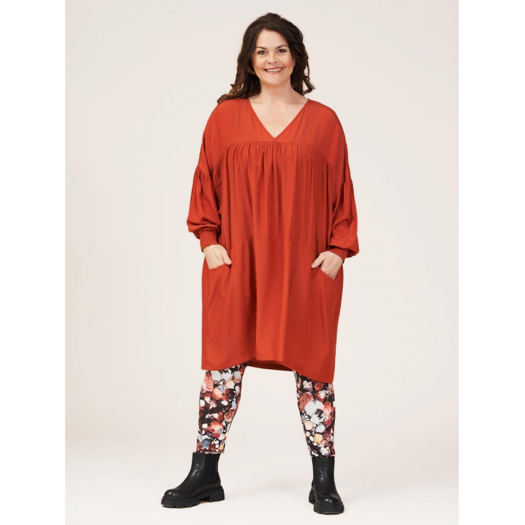 Gozzip Woman Hannah Oversize Tunic Oversize Tunic Paprika