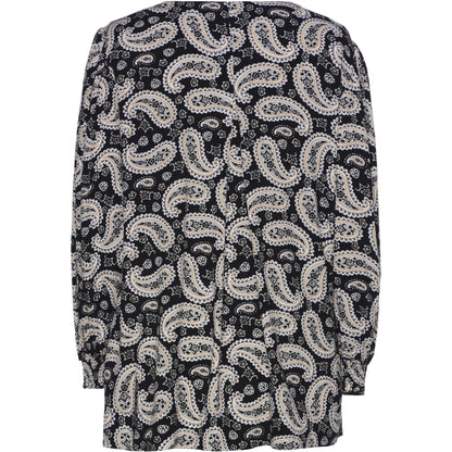 Gozzip Woman Ingelise Shirt Blouse Shirt Blouse Black printed