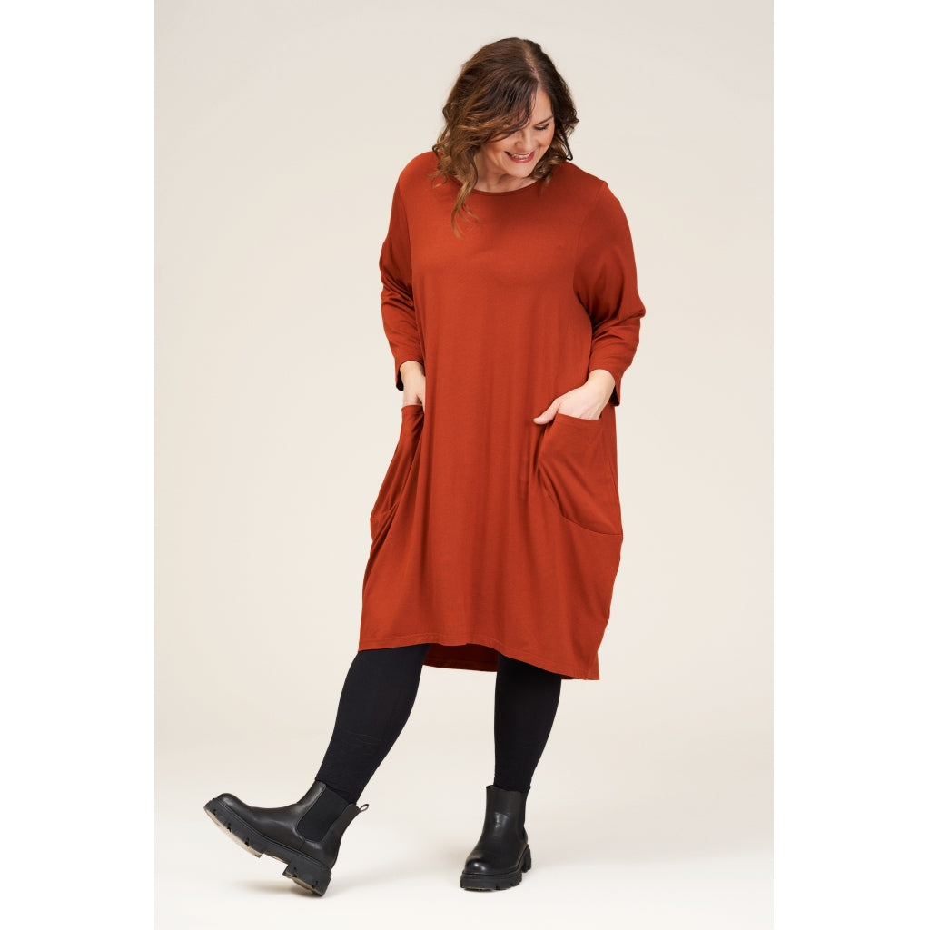 Gozzip Woman Isabel Dress Dress 6 Burn orange