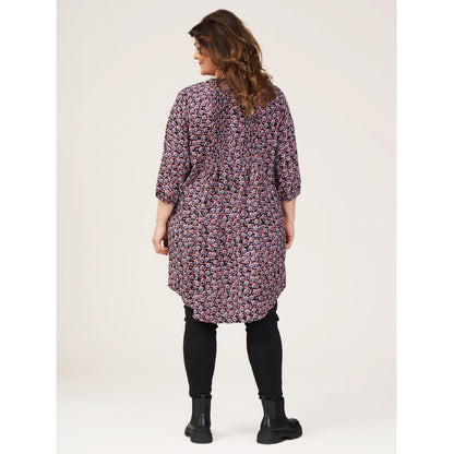 Gozzip Woman Johanne Shirt Tunic Shirt Tunic Black printed