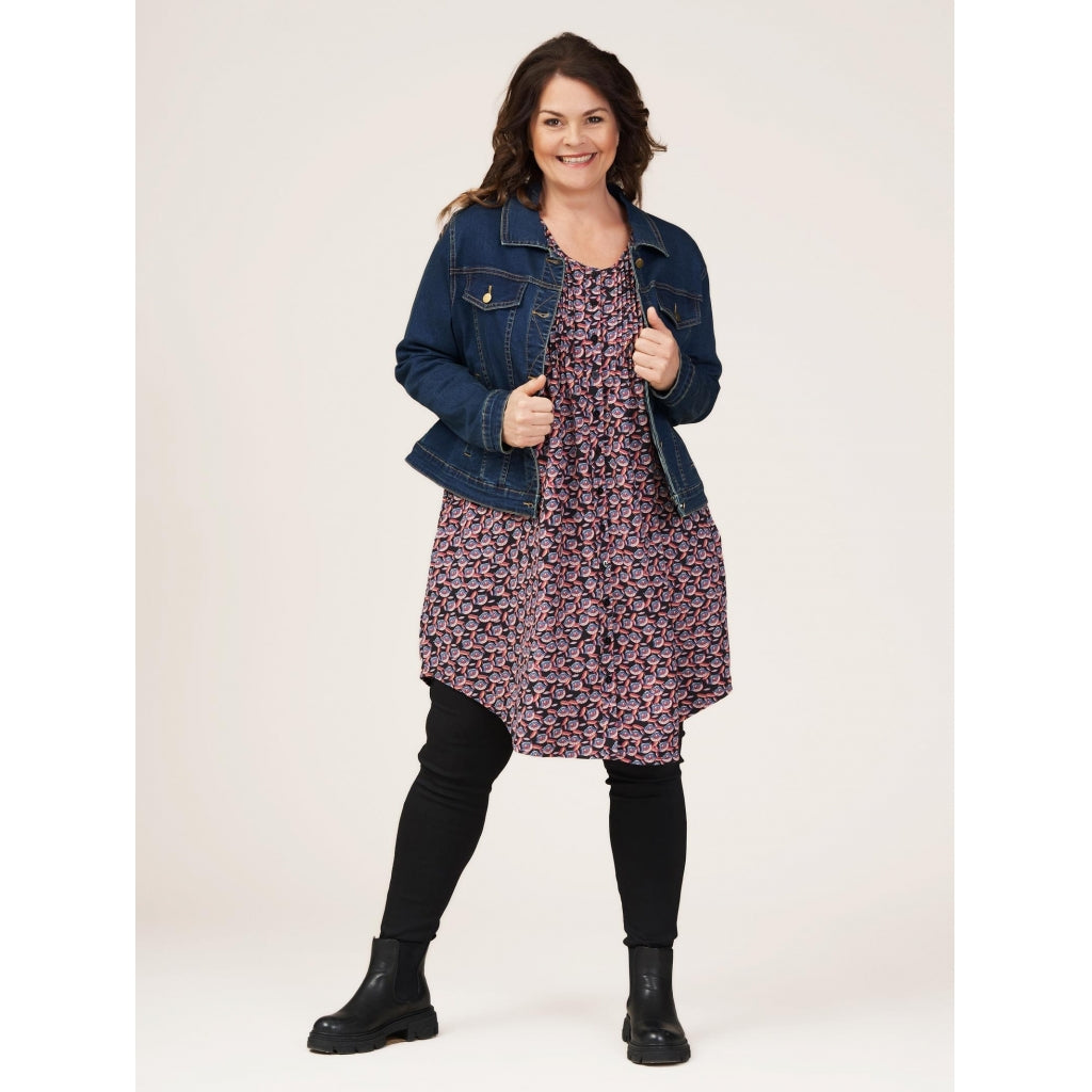 Gozzip Woman Johanne Shirt Tunic Shirt Tunic Black printed