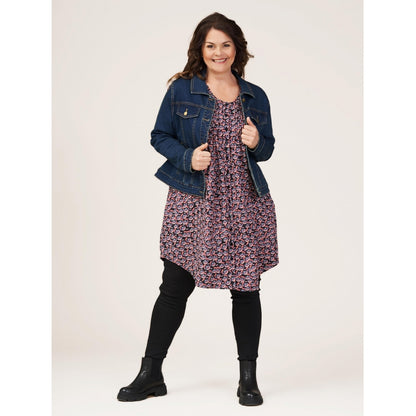 Gozzip Woman Johanne Shirt Tunic Shirt Tunic Black printed