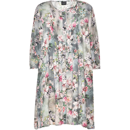Gozzip Woman Johanne Shirt Tunic Shirt Tunic Dusty Green print