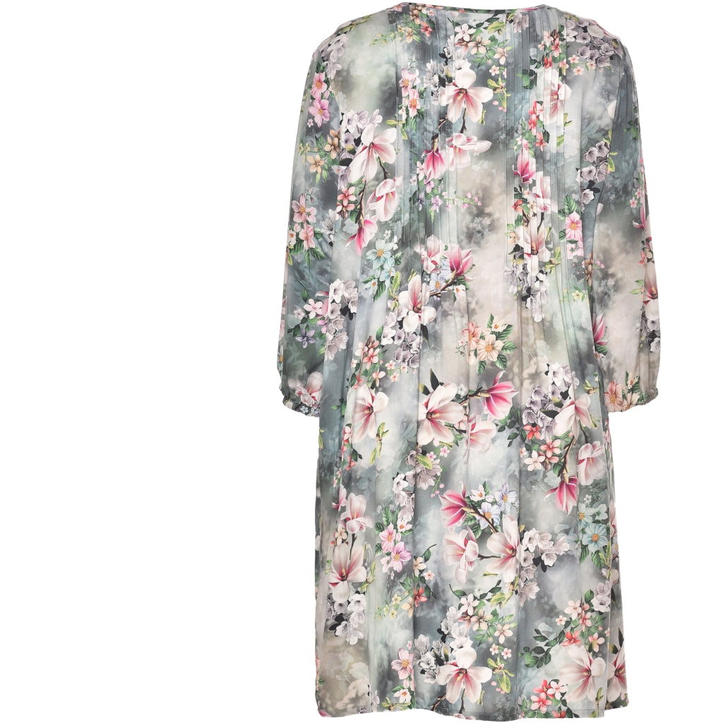 Gozzip Woman Johanne Shirt Tunic Shirt Tunic Dusty Green print