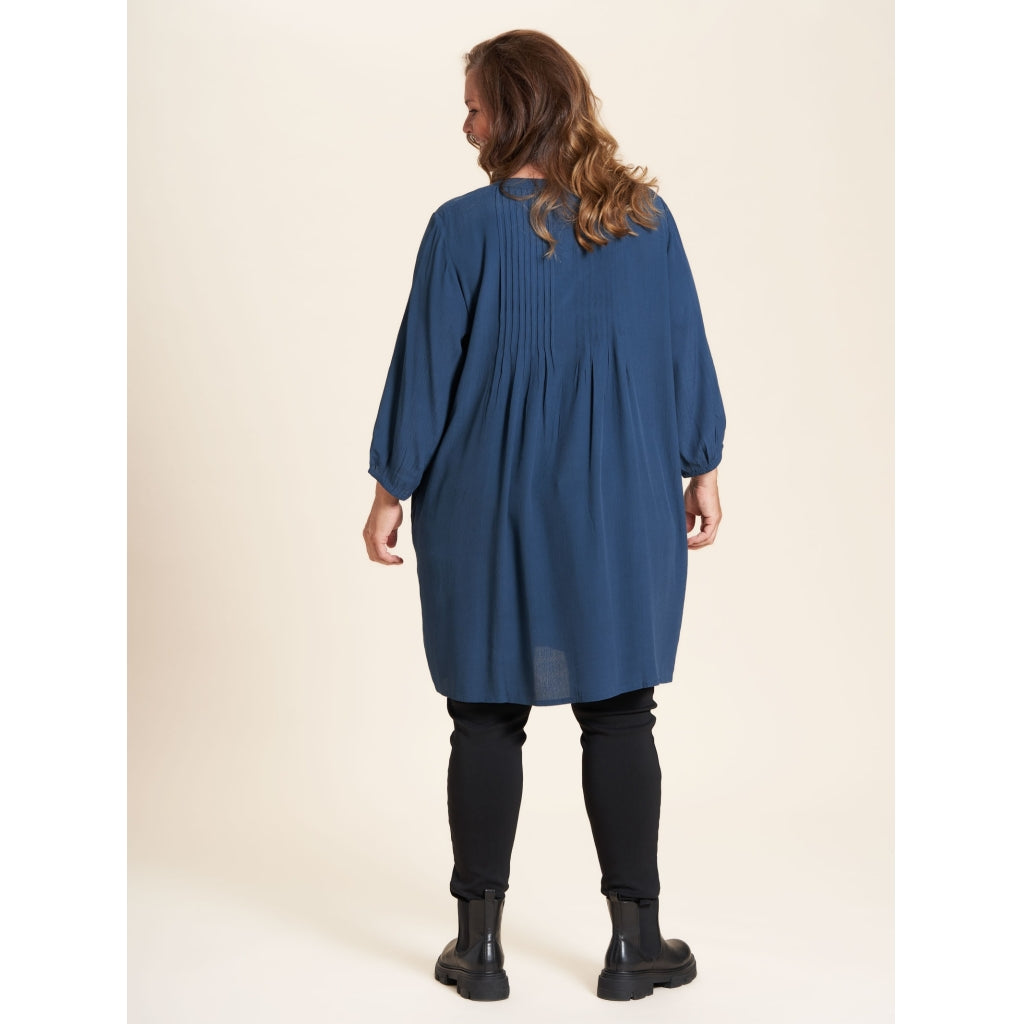 Gozzip Woman Johanne Shirt Tunic Shirt Tunic Dusty Blue