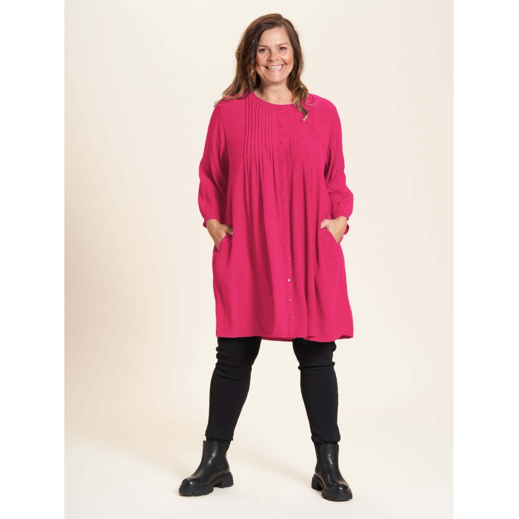 Gozzip Woman Johanne Shirt Tunic Shirt Tunic Pink
