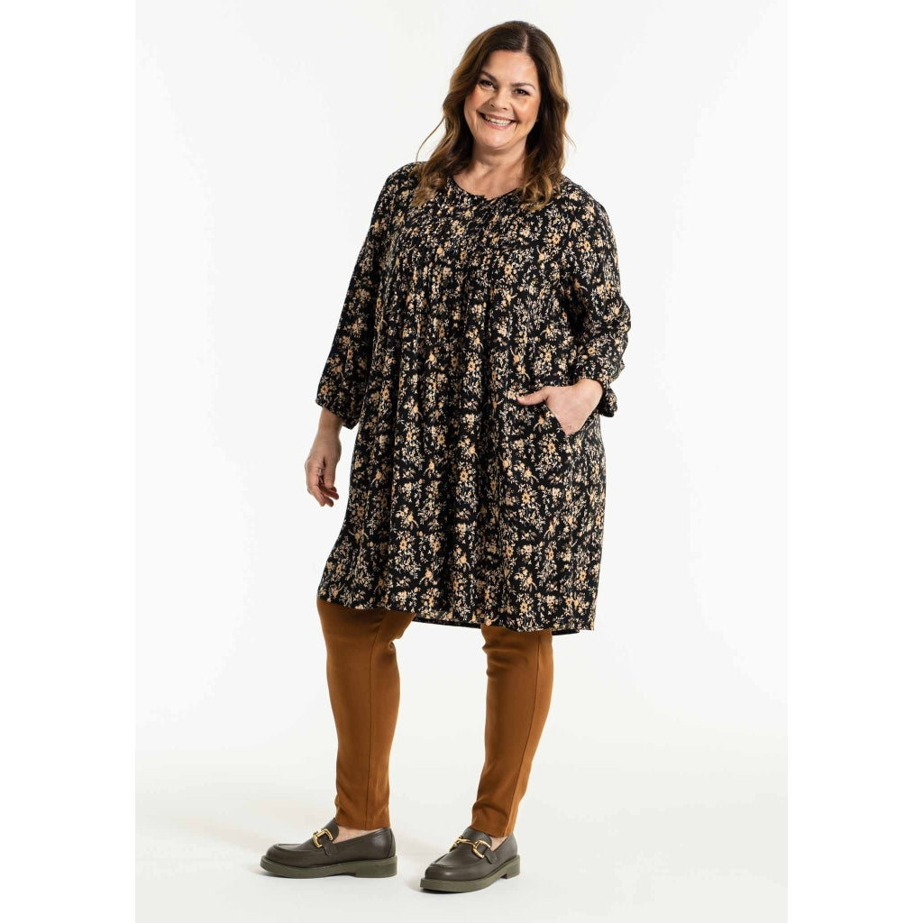 Gozzip Woman Johanne Shirt Tunic Shirt Tunic Black printed