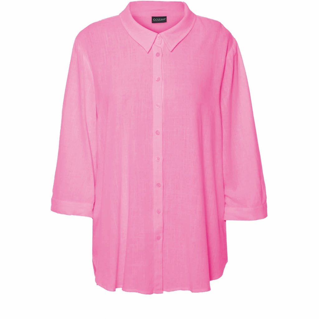 Gozzip Woman Karina Shirt Blouse - FLERE FARVER Shirt Blouse Bubblegum