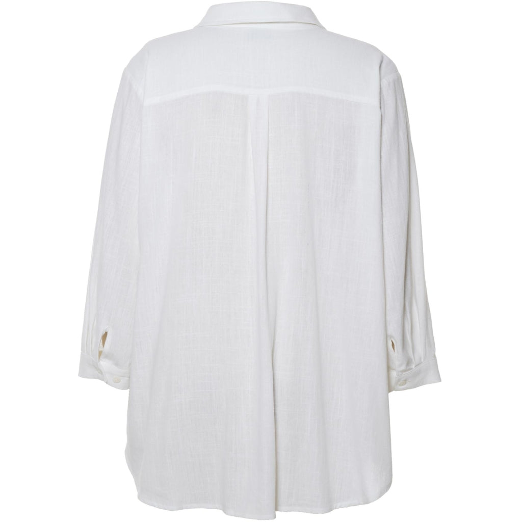 Gozzip Woman Karina Shirt Blouse - FLERE FARVER Shirt Blouse White