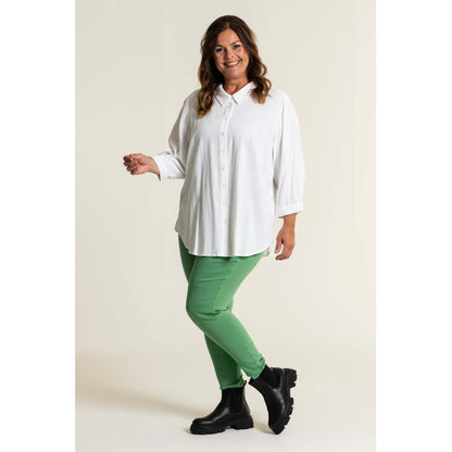 Gozzip Woman Karina Shirt Blouse - FLERE FARVER Shirt Blouse White