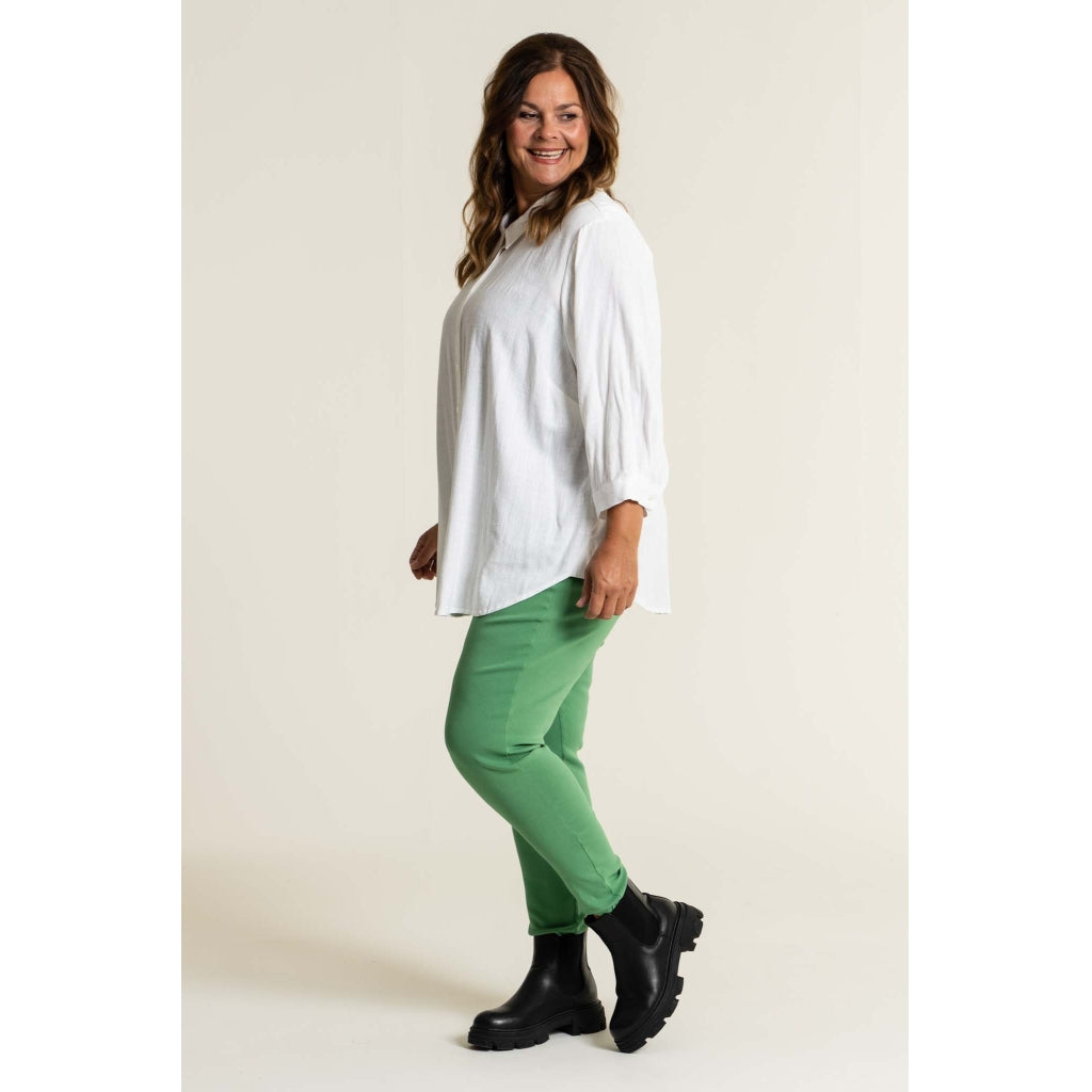 Gozzip Woman Karina Shirt Blouse - FLERE FARVER Shirt Blouse White