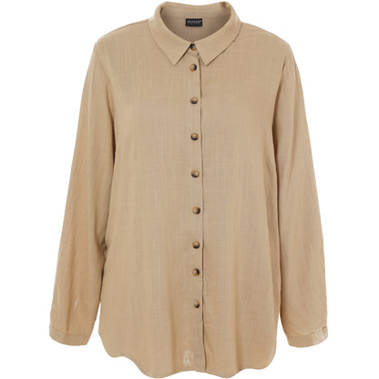 Gozzip Woman Karina Shirt Blouse - MORE COLOURS Shirt Blouse Sand