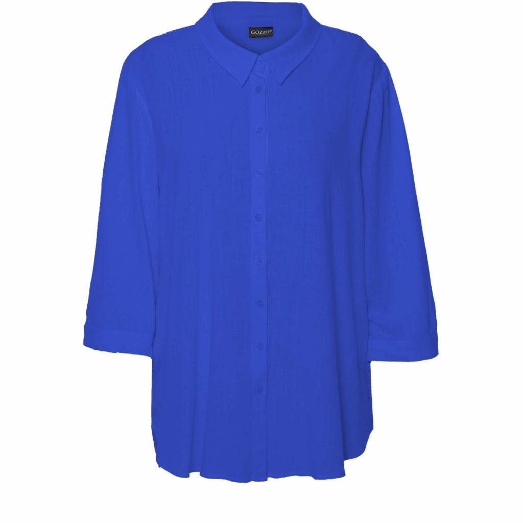 Gozzip Woman Karina Shirt Blouse - MORE COLOURS Shirt Blouse Blue