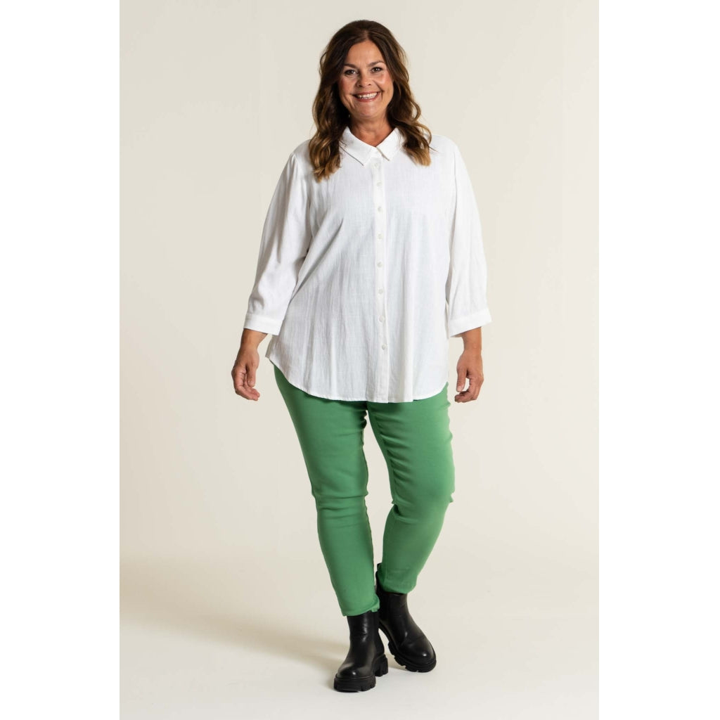 Gozzip Woman Karina Shirt Blouse - MORE COLOURS Shirt Blouse White