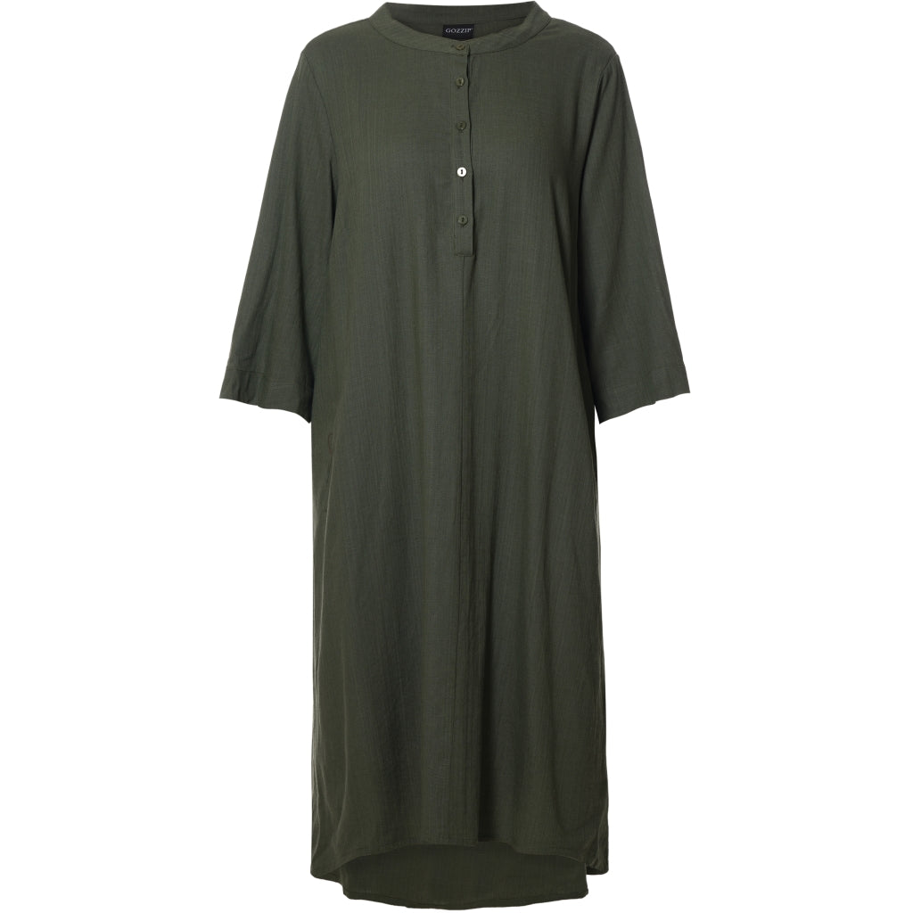 Gozzip Woman Lenette Dress Dress Army Green