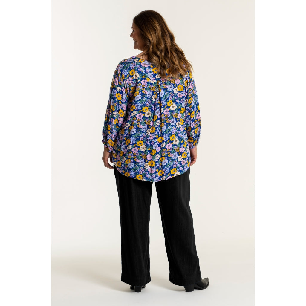 Gozzip Woman Lissi Loose Pants - FLERE FARVER Loose Pant Black