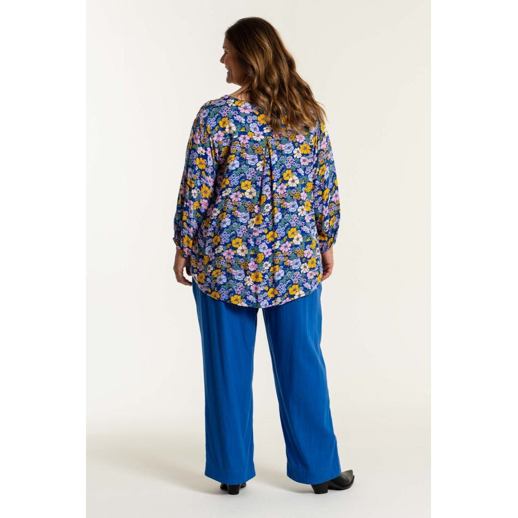 Gozzip Woman Lissi Loose Pants - FLERE FARVER Loose Pant Blue