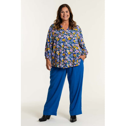 Gozzip Woman Lissi Loose Pants - MORE COLOURS Loose Pant Blue