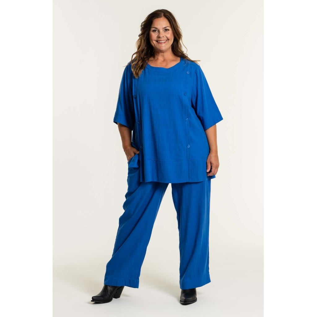 Gozzip Woman Lissi Loose Pants - MORE COLOURS Loose Pant Blue